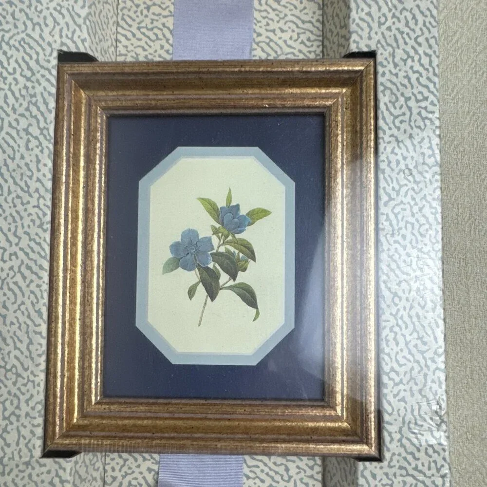 Vintage 1993s NEW Ribbon & Picture Collection Botanical ART Set